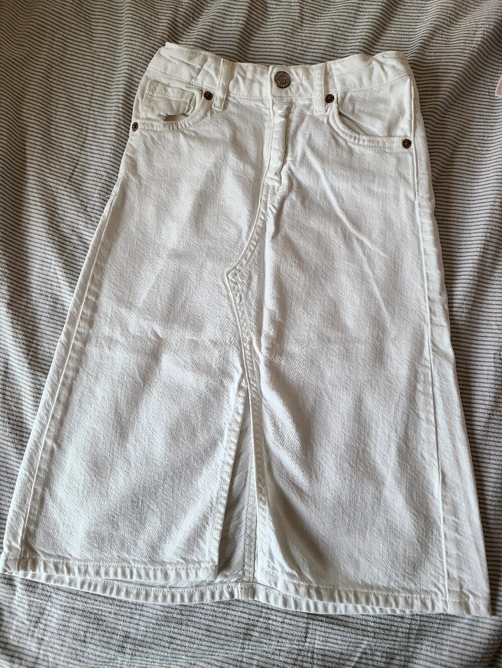 Zara White Denim Skirt🤍